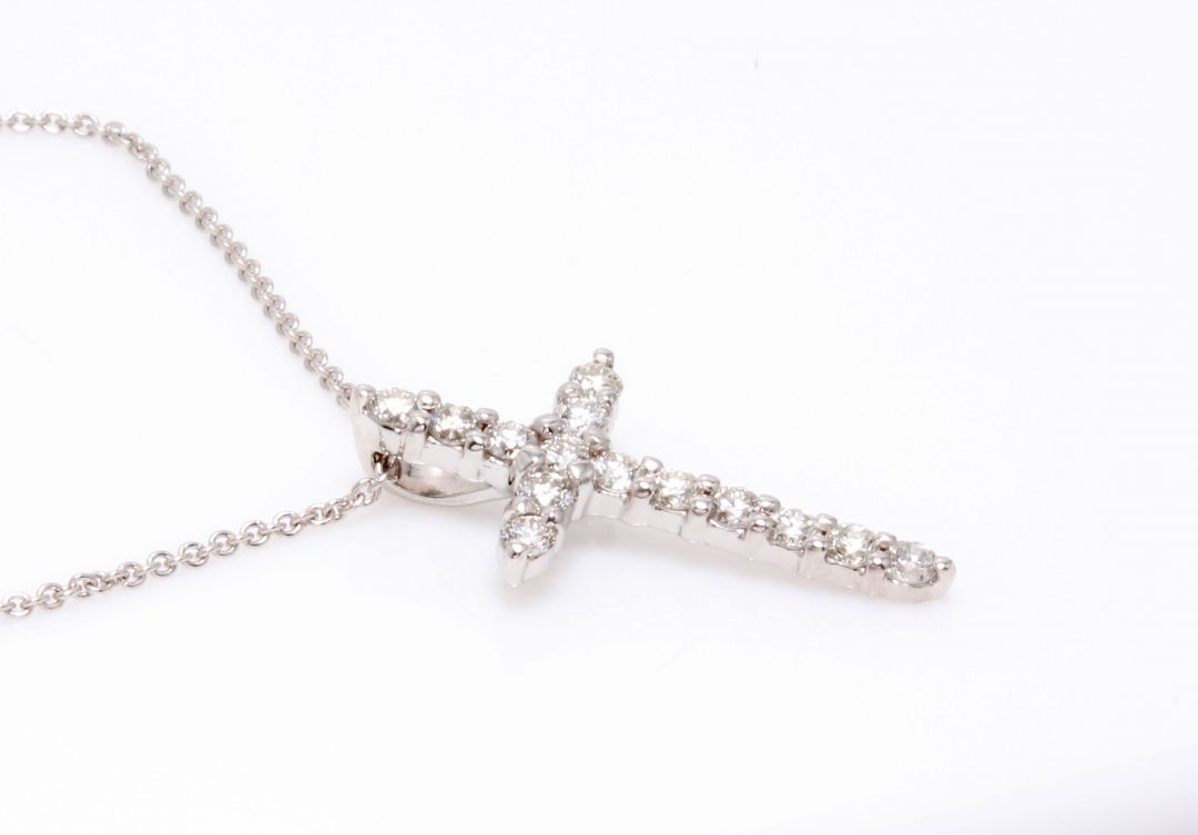 Cross White Gold | Almas | Shop online today | Custom ...